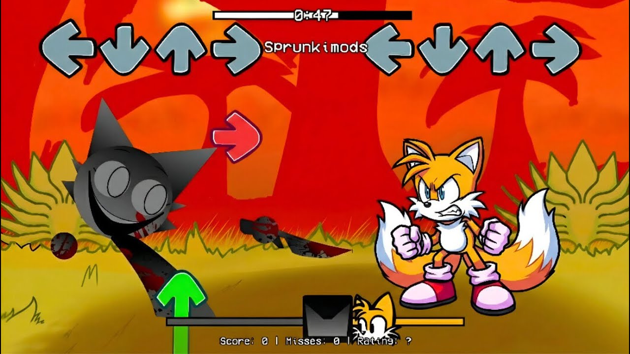 FNF Sonic All PHASES VS Sprunki All Phases Sings Chasing | Bluey FNF Mods