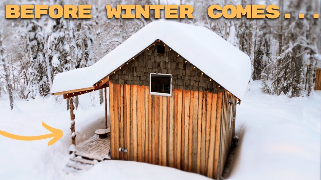 HUGE improvement to my off-grid cabin | ASMR