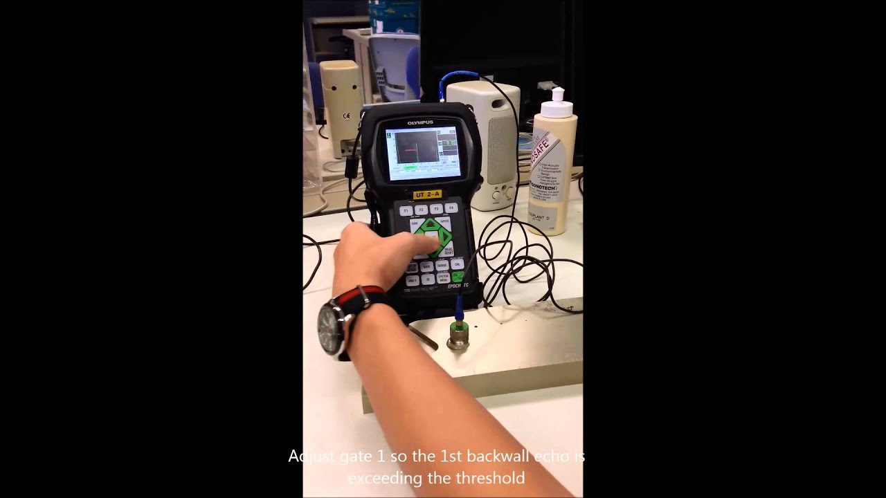 Ultrasonic Testing 1 - EPOCH LTC Straight beam transducer