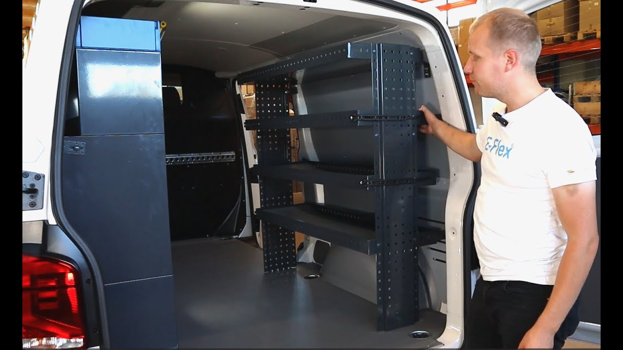 Tuote-esittely E-Flex 130 CM PAKETTIAUTON HYLLY, KORKEUS 120 CM