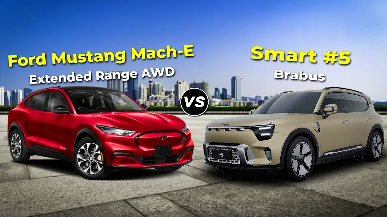 Ford Mustang Mach E vs Smart #5 Brabus
