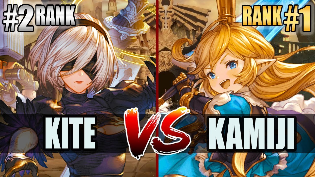 GBVSR 🔥 Kite (2B) vs KamiJi (Charlotta) 🔥 High Level Gameplay