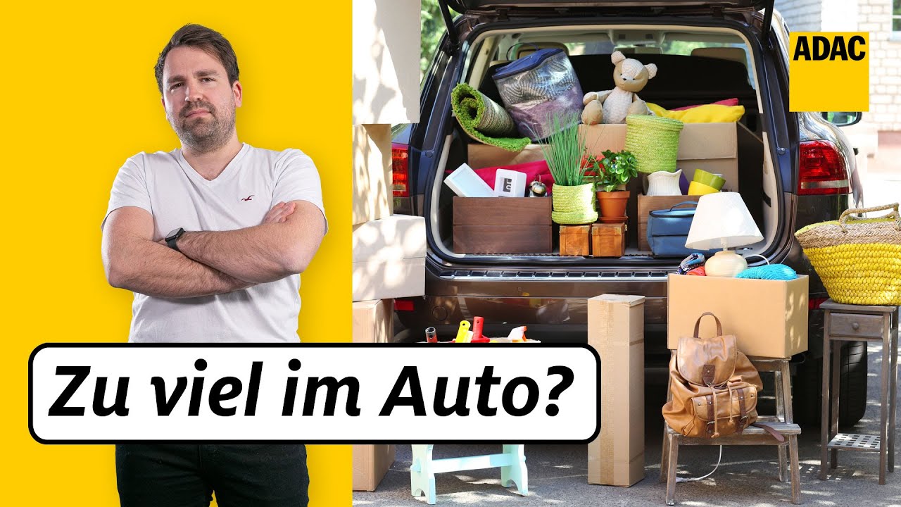 Wie voll darf ich mein Auto packen & darf der Kofferraum bei der Fahrt offen bleiben? | ADAC