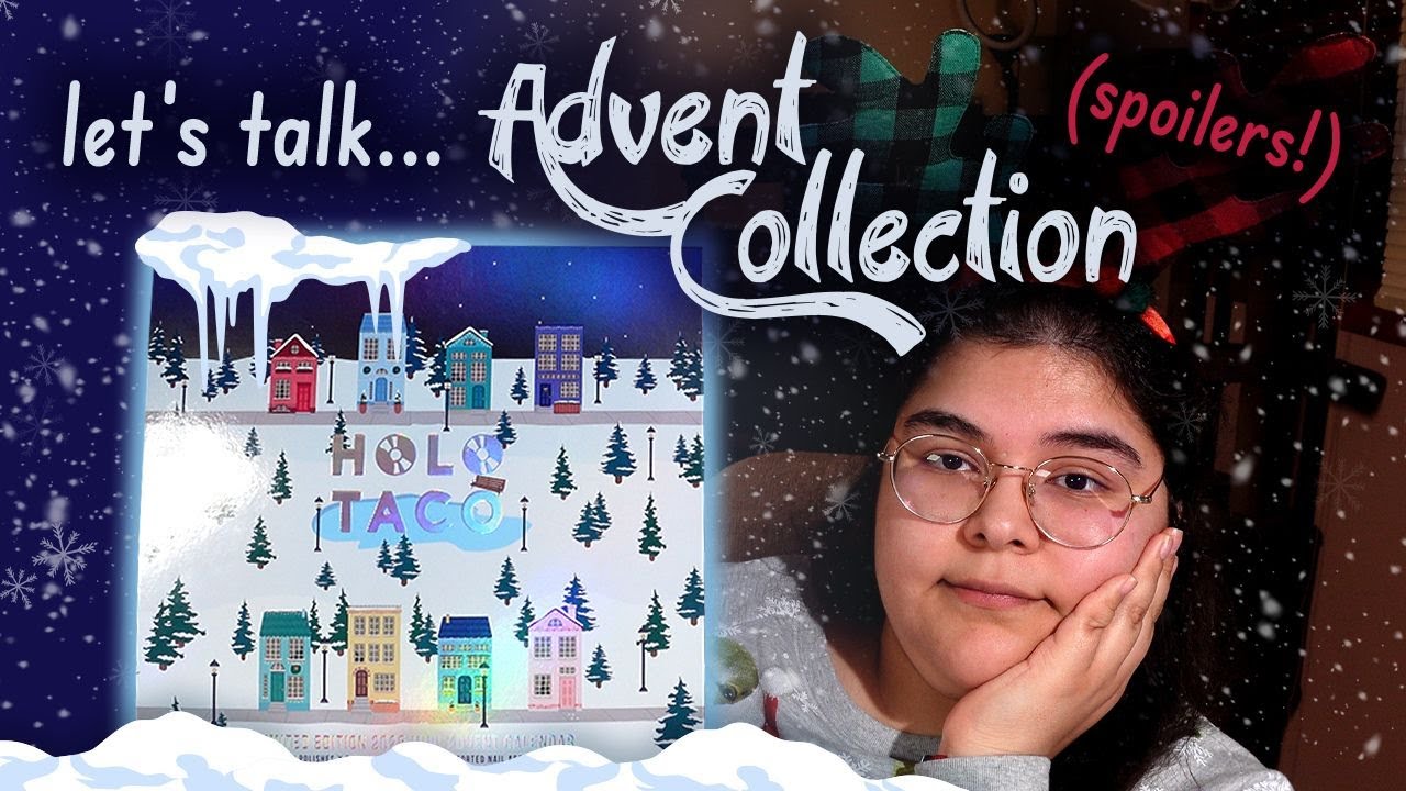 bittersweet 😖❄️ *SPOILERS* holo taco advent calendar | swatches & comparisons 