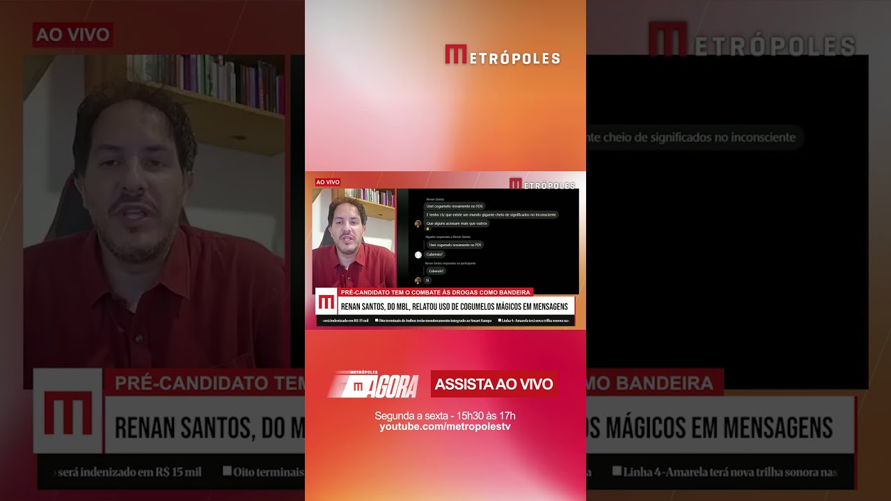 &ldquo;Contradi&ccedil;&atilde;o&rdquo;: colunista avalia consumo de cogumelos por Renan Santos