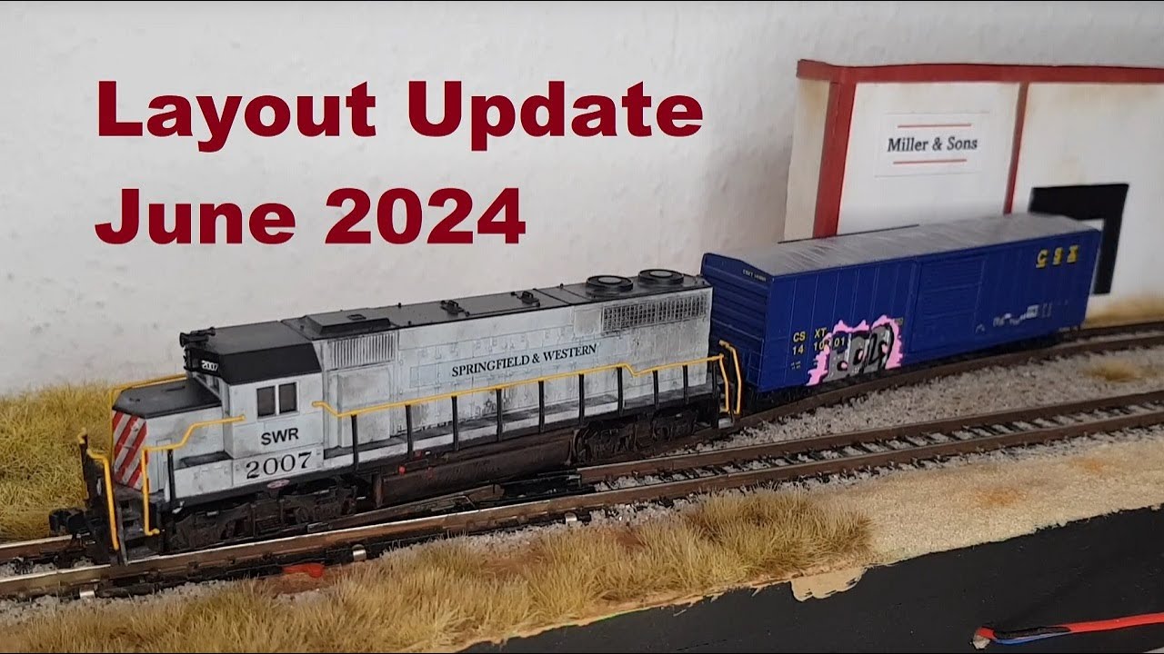Layout Update June 2024 (N scale switching layout)