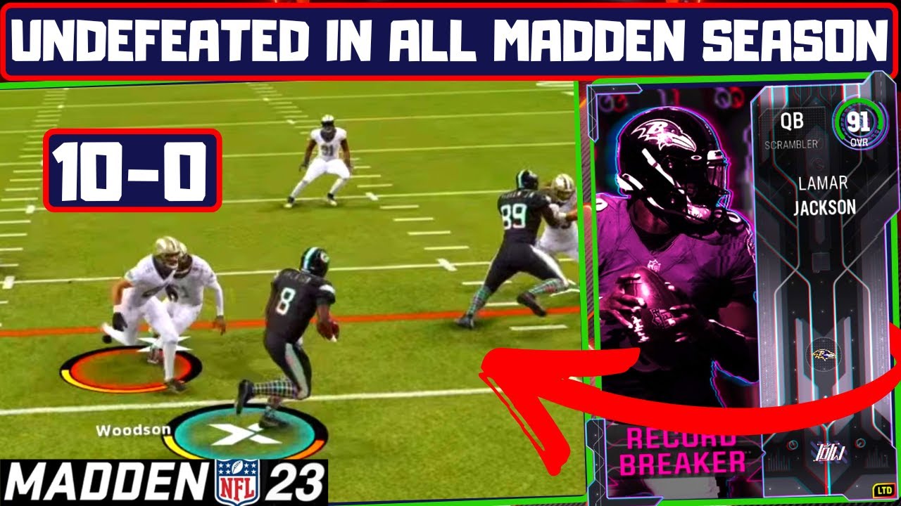 I went UNDEFEATED (10-0) in ALL MADDEN SEASONS! Madden 23