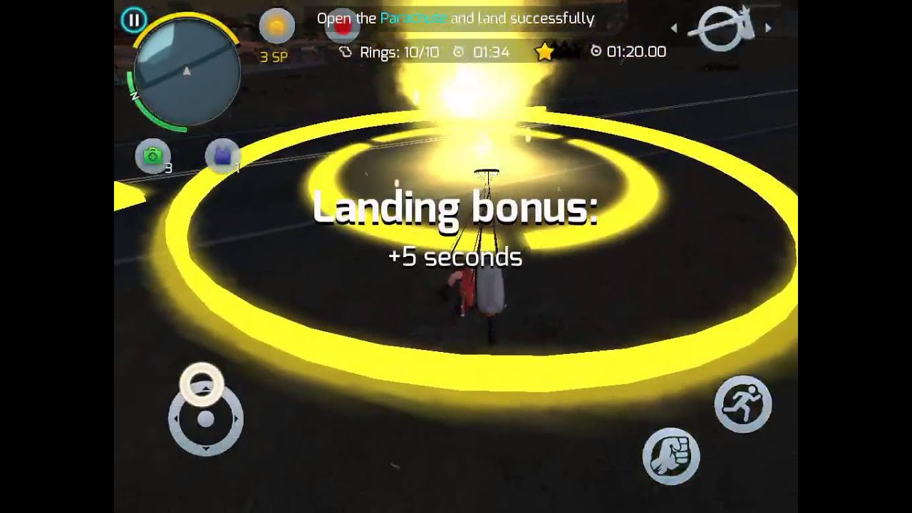 [Gangstar Vegas] How to skydive fast and get 4 stars in gangster Vegas