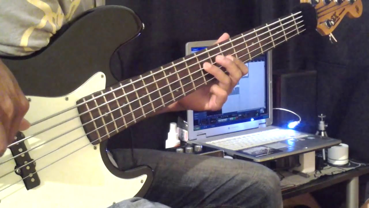 TOMPI-MENGHUJAM JANTUNGKU - BASS COVER By Lados (headphone User)
