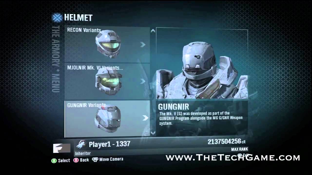 Every Armor Unlocked For Halo Reach
