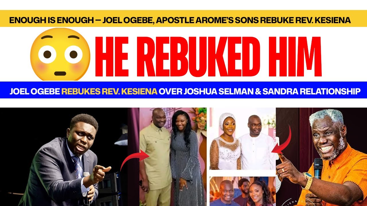 Joel Ogebe Didn’t Hold Back He Rebuked Rev. Kesiena Publicly Over Joshua Selman & Selwoman
