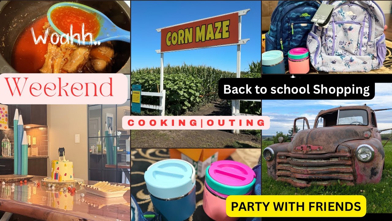 CANADA VLOG|Productive weekend|BACK TO SCHOOL SHOPPING|PARTY |COSTCO SHOPPING HAUL