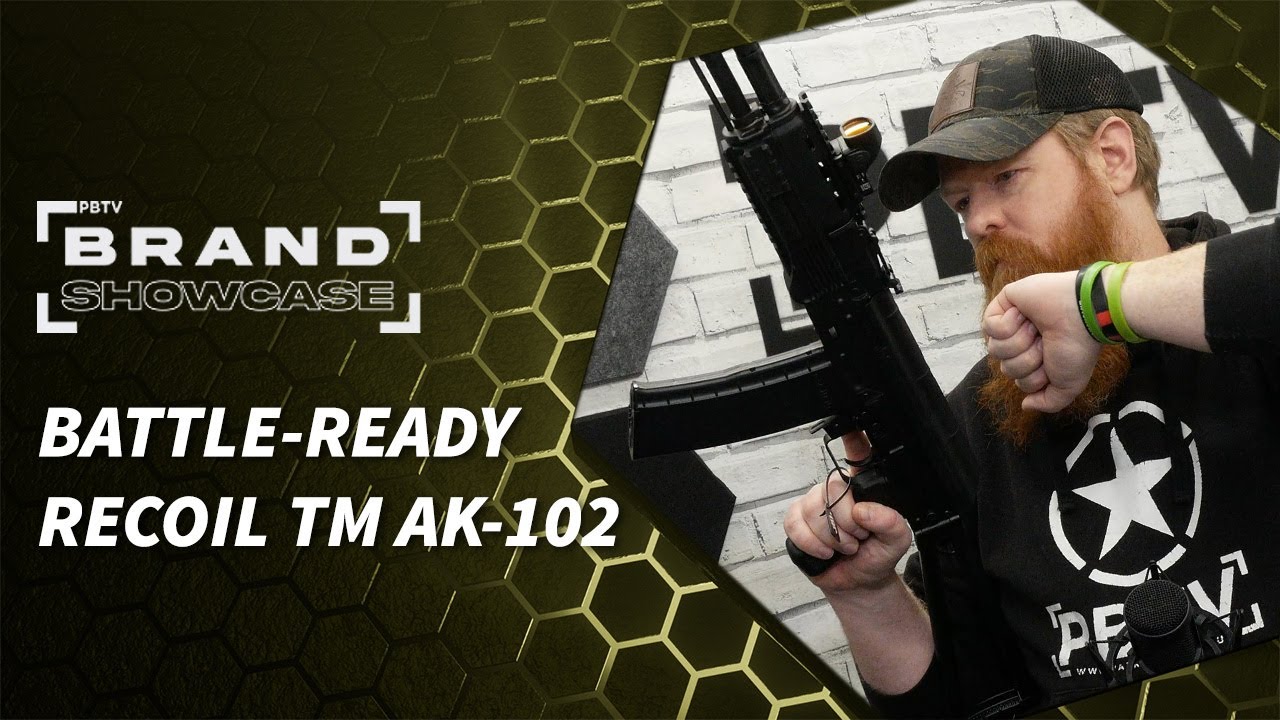 Боевой автомат АК-102 от Tokyo Marui с мощной системой отдачи