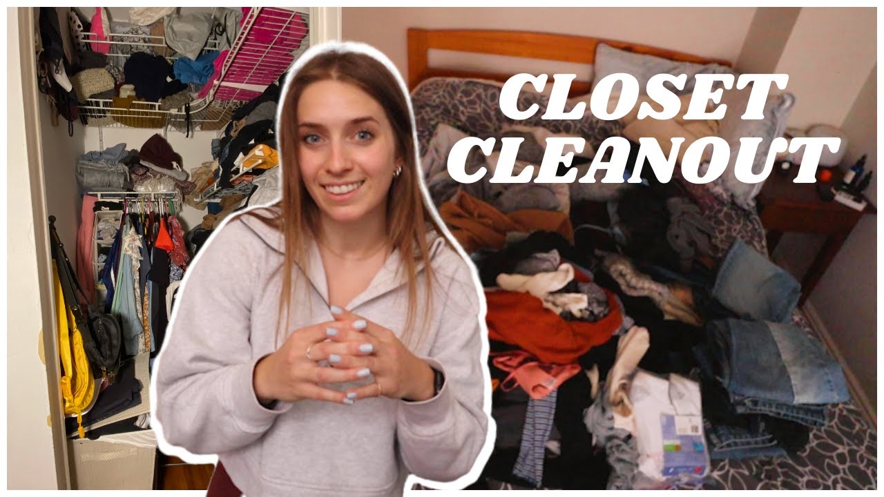 EXTREME CLOSET CLEANOUT Vlog | Organizing, Decluttering, & Selling My Clothes to Thrift Stores!
