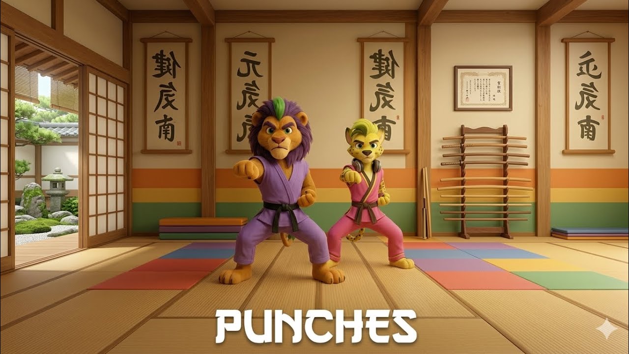 Master Karate Todd's White Belt Class Punches