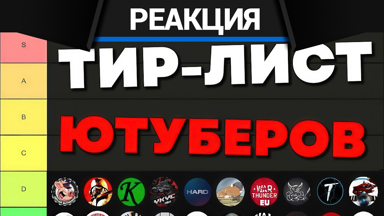 Реакция CrewGTW на ТИР-ЛИСТ ЮТУБЕРОВ СНГ 2026 | WT x KITE