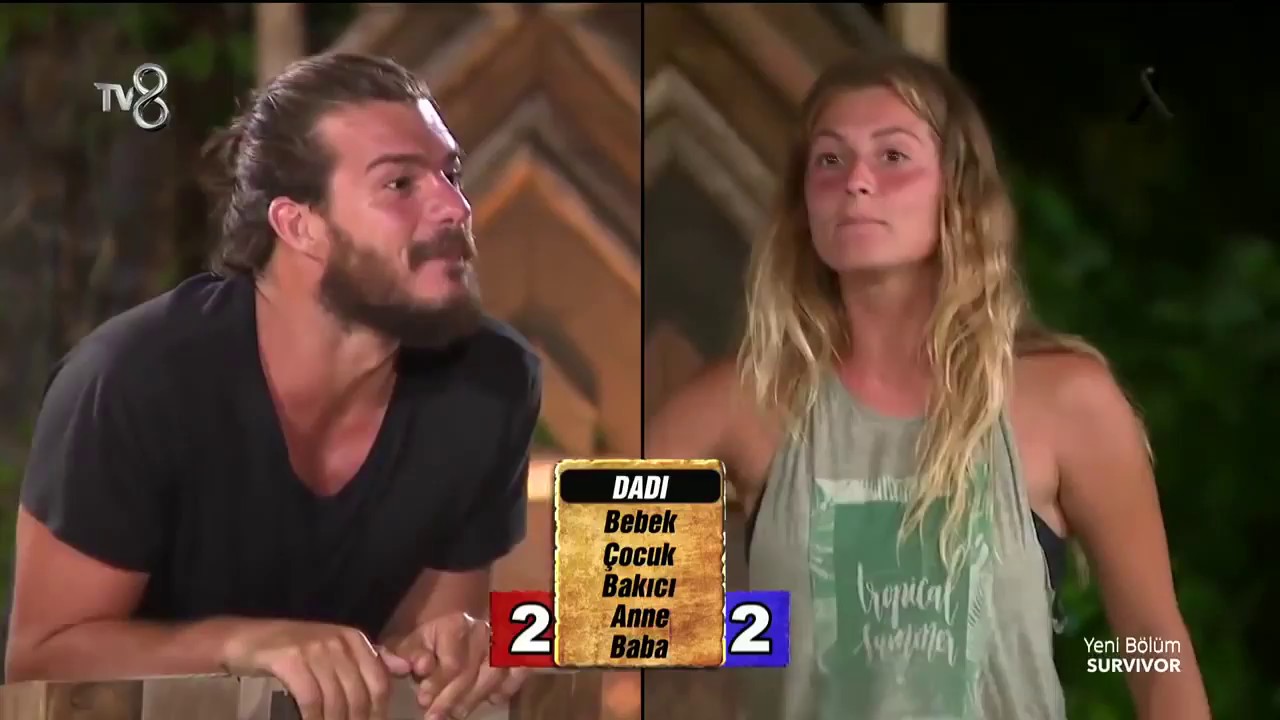 Hakan kelimeyi bilemedi Yağmur &ccedil;ileden &ccedil;ıktı!   Survivor 2018