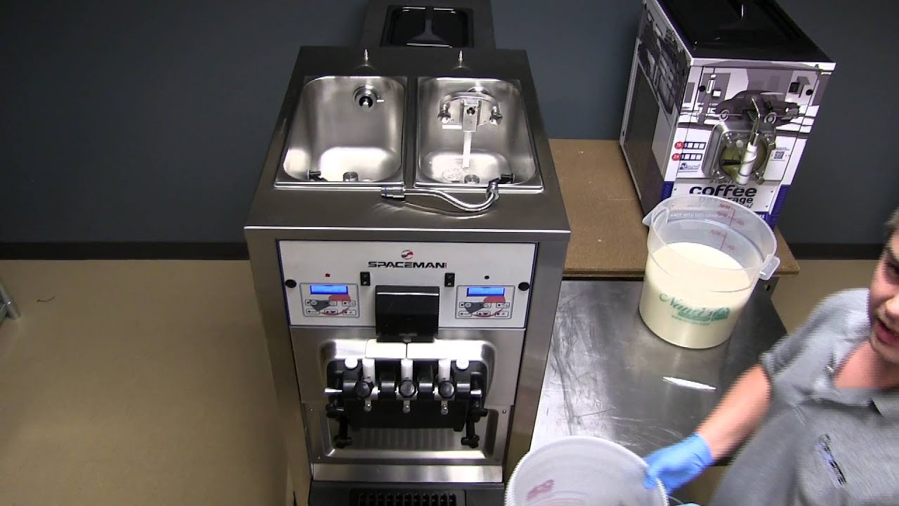 (Updated Video See Comments) Using Spaceman Soft Serve Machine with Air Pump Assembly (Old Models)