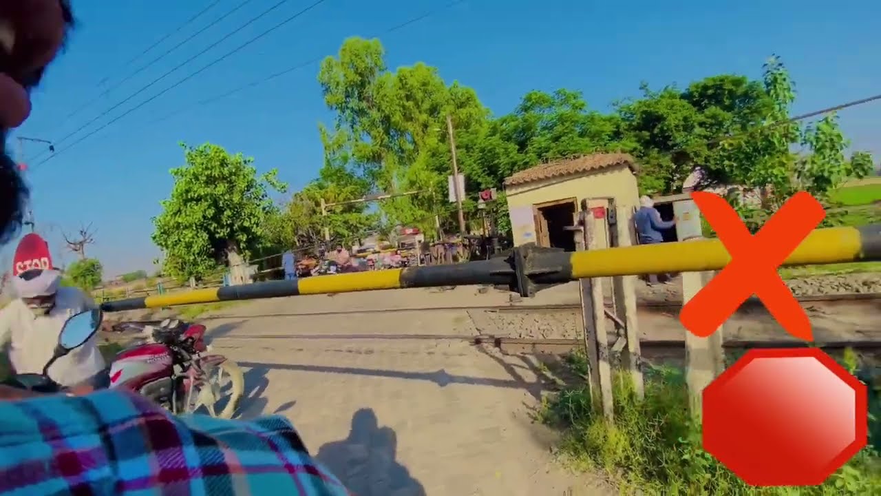Bike Accident Train Hit In Full Speed (Batala Express)
