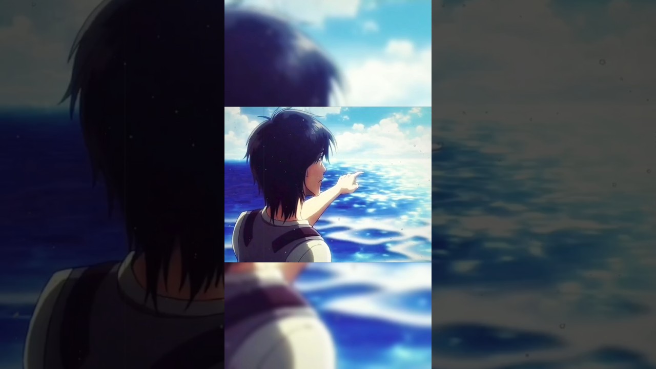 just across that sea... #freedom #eren #attackontitan #shingekinokyojin #aot  |  Cr; xenviqe on Tt