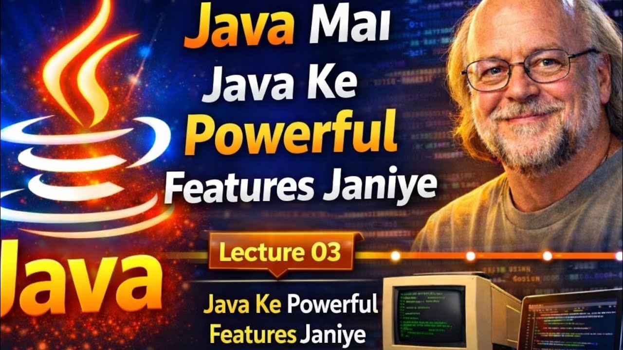 Features of Java Explained in Hindi | Core Java Course Lecture 03