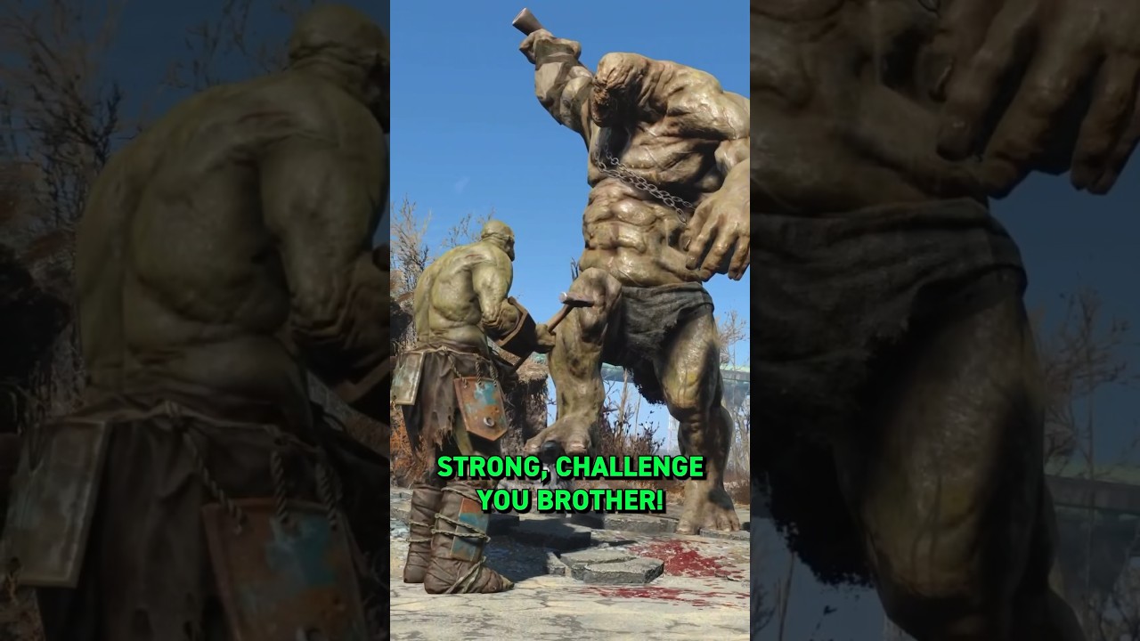 Лучшие уникальные реакции Стронга в Fallout 4