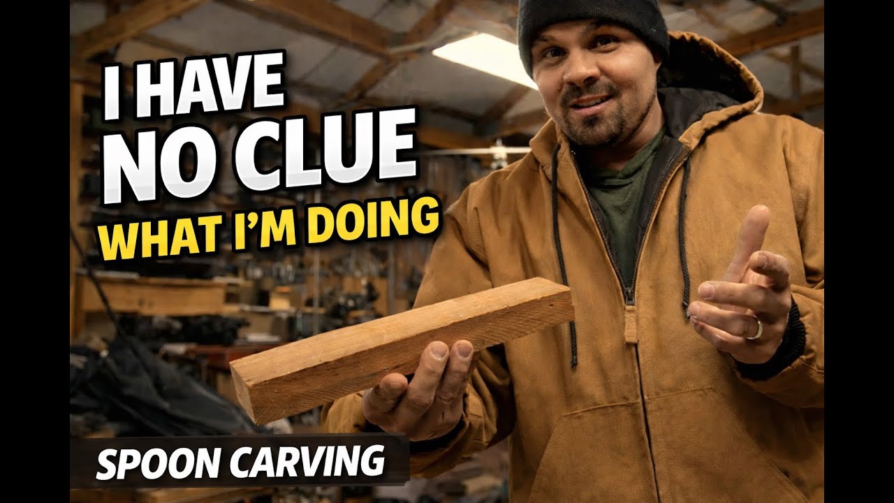 I Tried Carving a Wooden Spoon With ZERO Experience