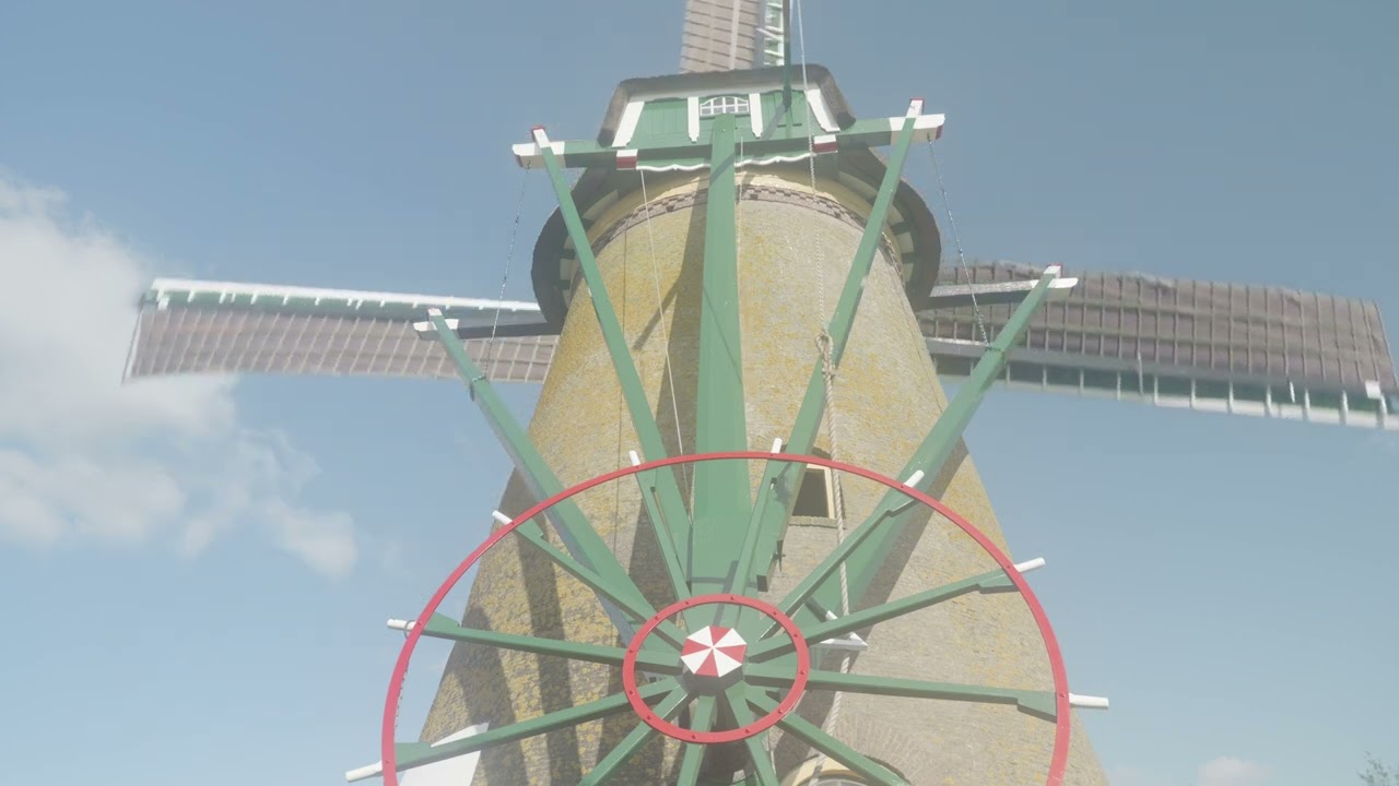 De werking van de Zwanburgermolen in Warmond