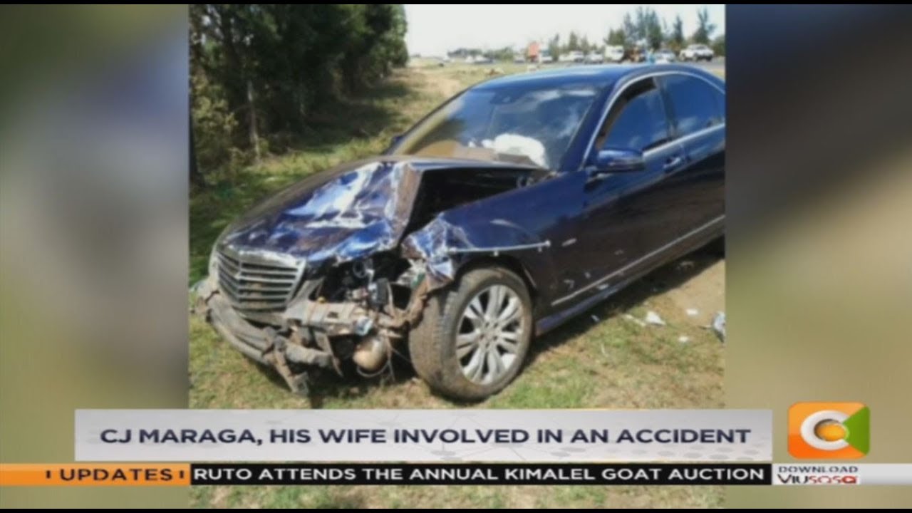 CJ David Maraga, his wife involved in an accident