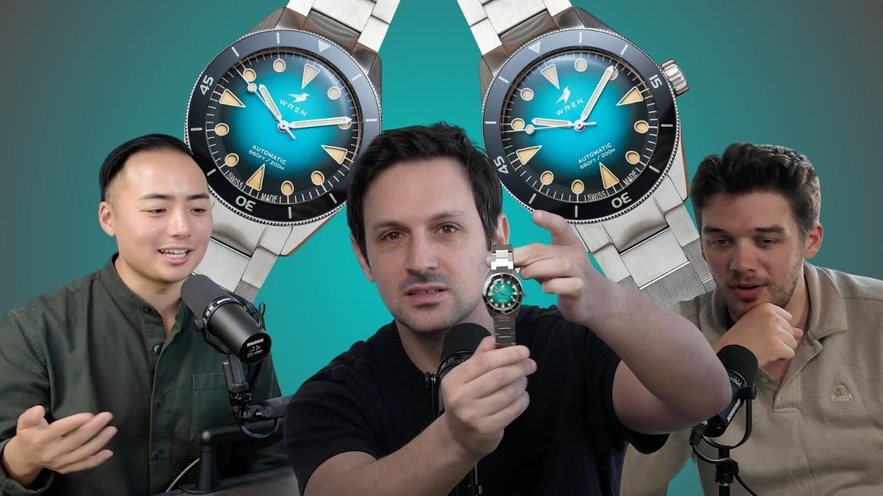 Почему любитель наручных часов создал бренд часов — The Wren Diver One Aqua