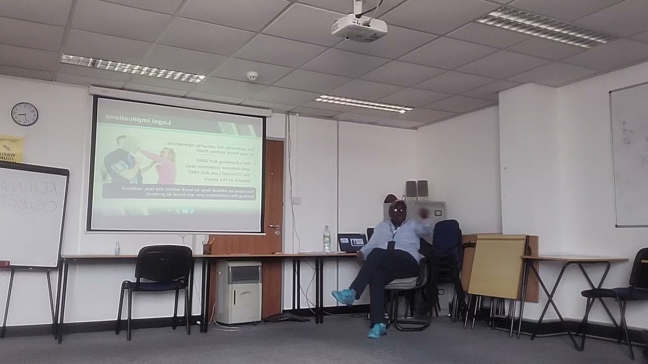 SIA SECURITY TRAINING (MODULE 4) BY KEHINDE OSIBOTE LICENSED SECURITY INSTRUCTOR UK