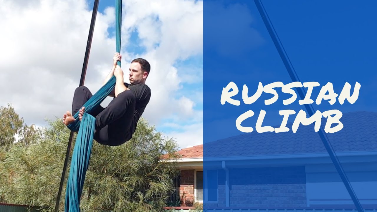 Russian Climb TUTORIAL on Aerial Silks | How to climb Aerial Silks