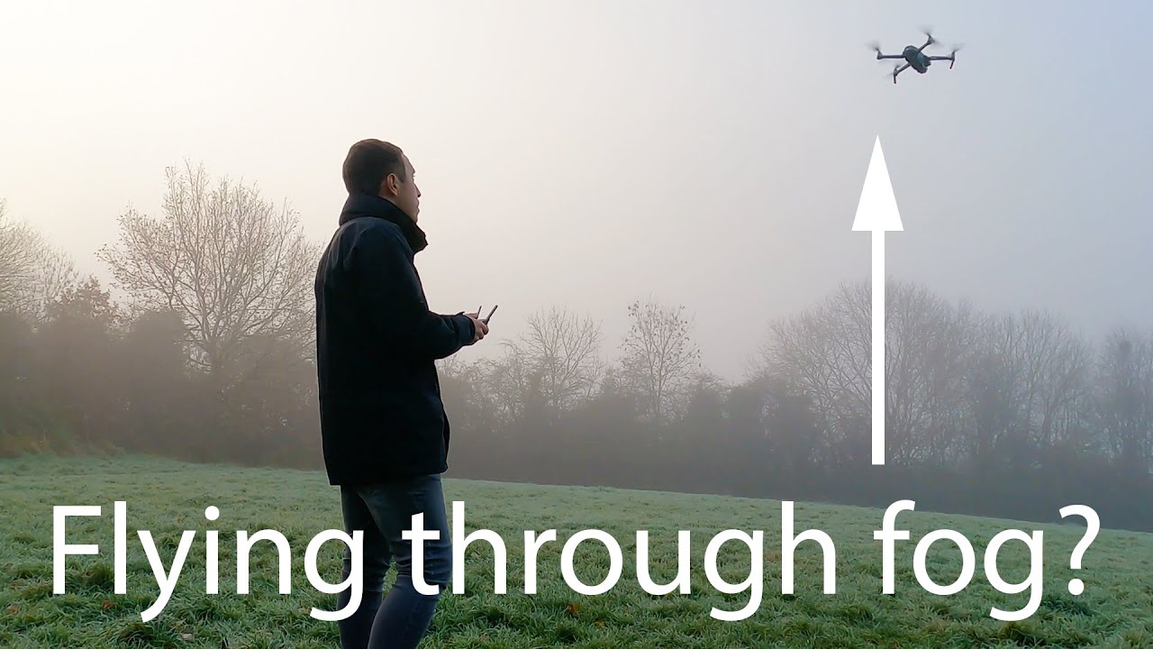 I've never done this before! Can you fly a drone through fog?