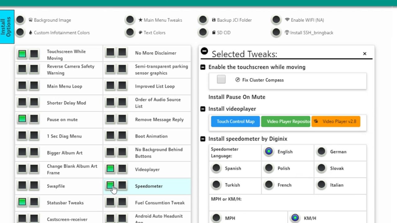 MZD-AIO v.2.5.10  installer Basic Criteria for Your Car