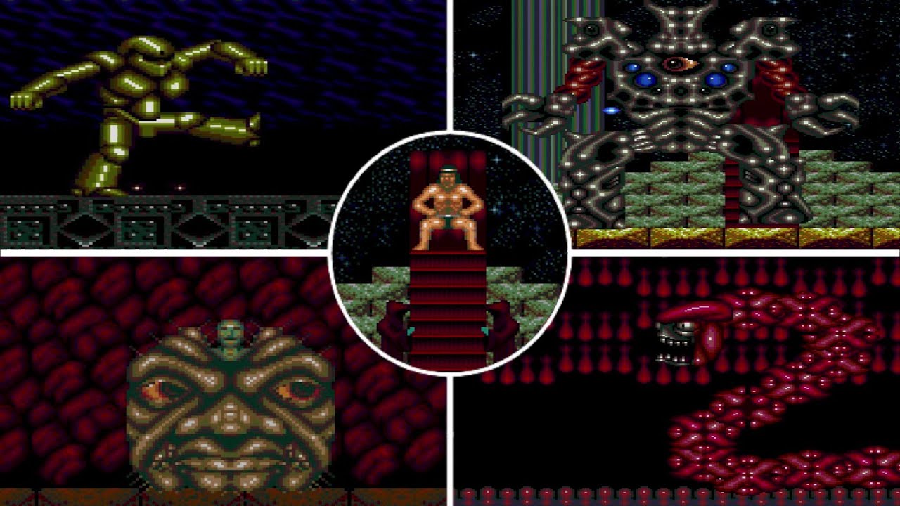 The Legendary Axe II (PC Engine) All Bosses (No Damage, Only Morning Star)