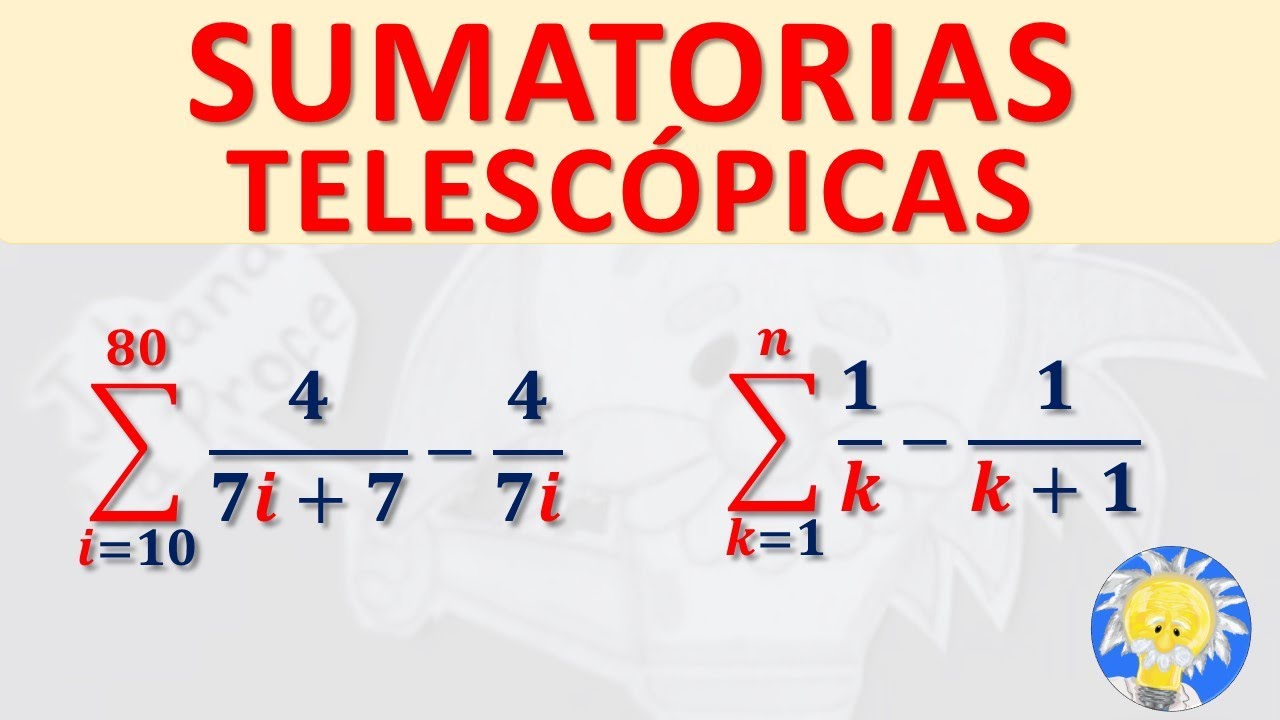 ∑ 👩‍🏫 Cómo resolver SUMATORIAS TELESCÓPICAS 🔭| Juliana la Profe