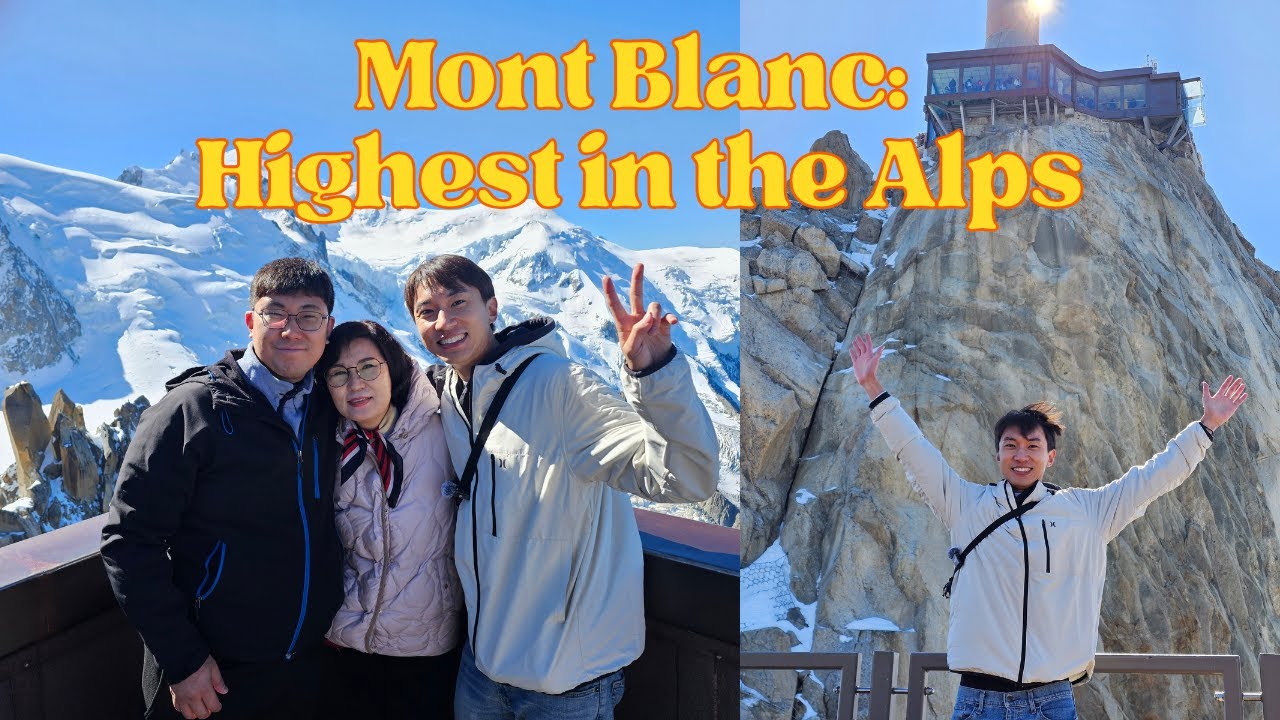 Taking My Mom to Europe's Highest Cable Car 🚡 She Couldn't Believe It! | Mont Blanc Vlog