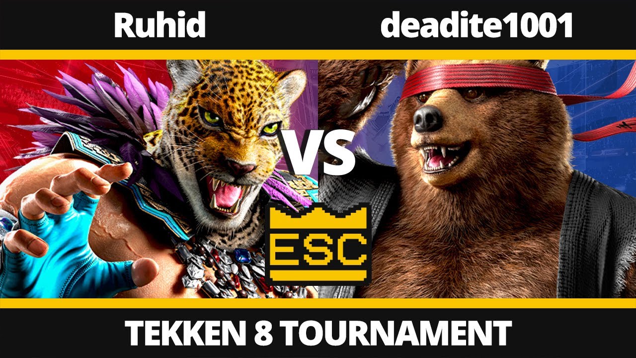 ESC 93: Ruhid (King) Vs. deadite1001 (Kuma) - TEKKEN 8 Tournament