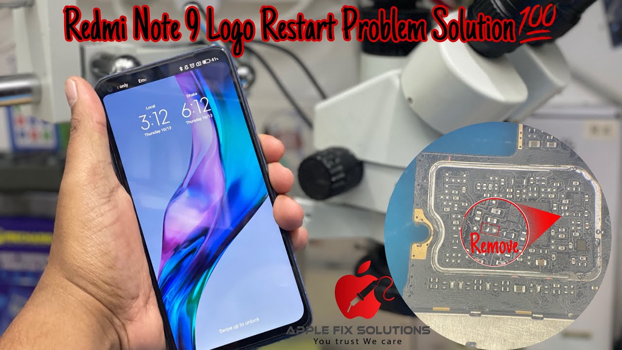 Redmi Note 9/9s Logo Restart | Mi Restart Problem Solution 💯 Work