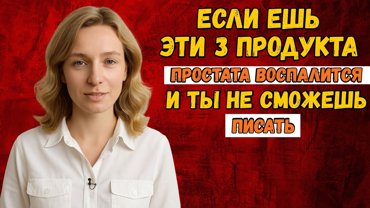 «3 продукта, которые ежедневно вредят вашей простате, и как вовремя остановить этот вред»