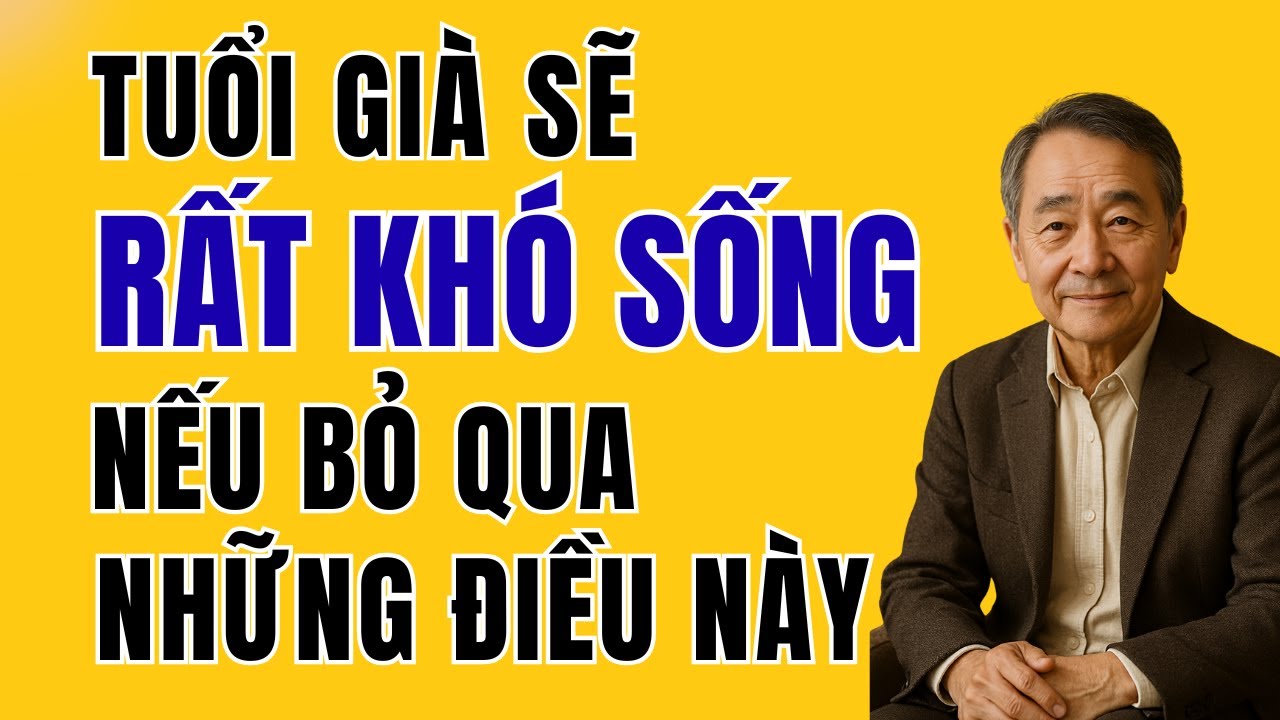 Tuổi Già Sẽ Rất Khó Sống Nếu Bỏ Qua Những Điều Này