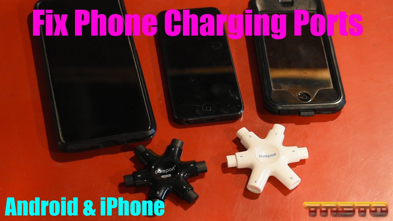 Fix Phone Charging Port (PurePort USB-C & Lightning Cleaning Tool)