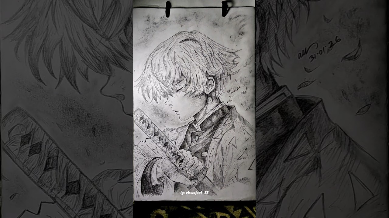Zenitsu Sketch /different art style 