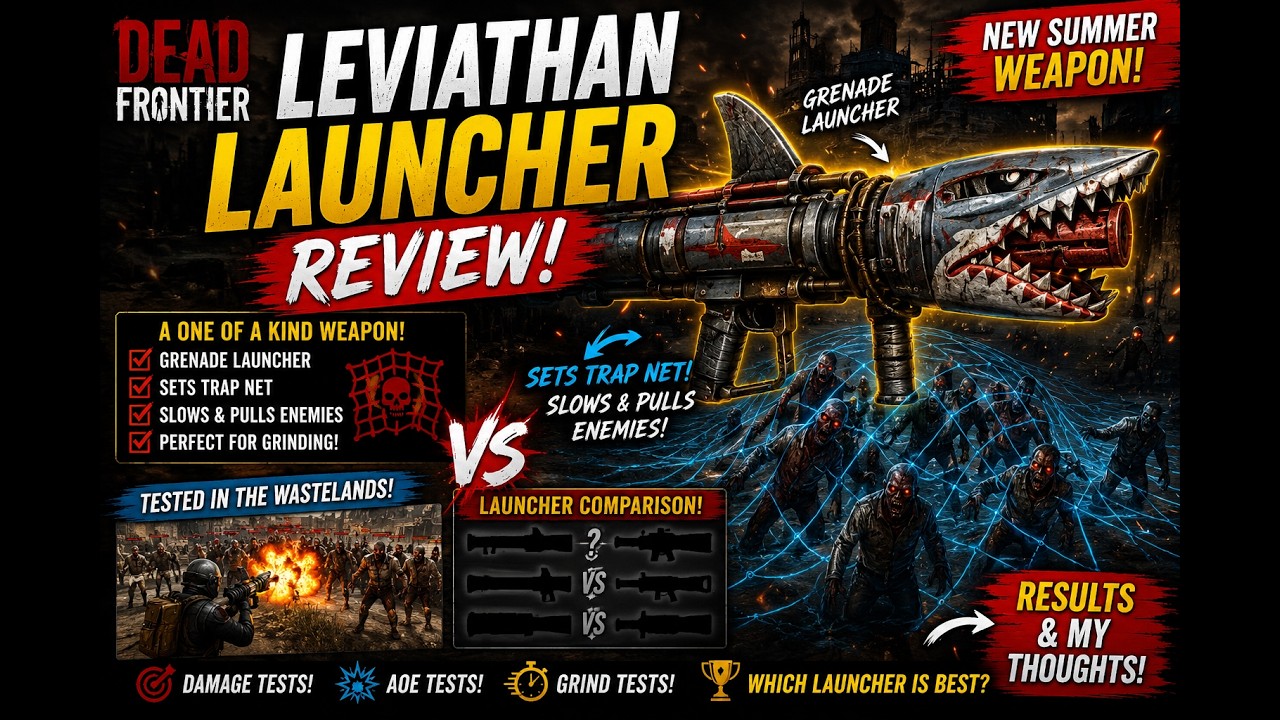 Dead Frontier &mdash; гранатомет Leviathan против лучших гранатометов для гринда