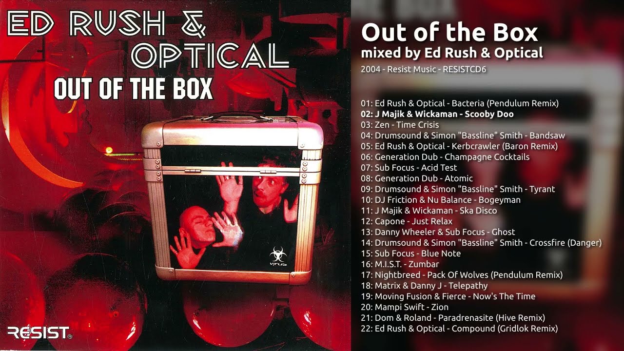 Out of the Box mixed by Ed Rush & Optical (2004 Resist Music RESISTCD6)