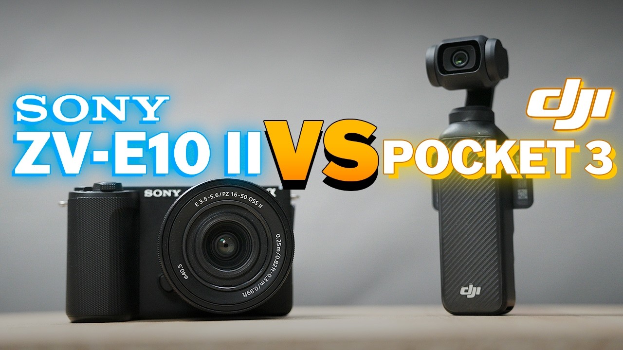 Sony ZV-E10II vs DJI Pocket 3: THIS is Better