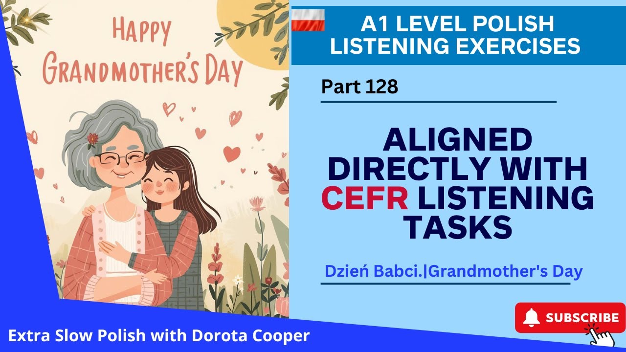 A1-level Polish listening exercises that are aligned directly with the CEFR listening tasks Part 128