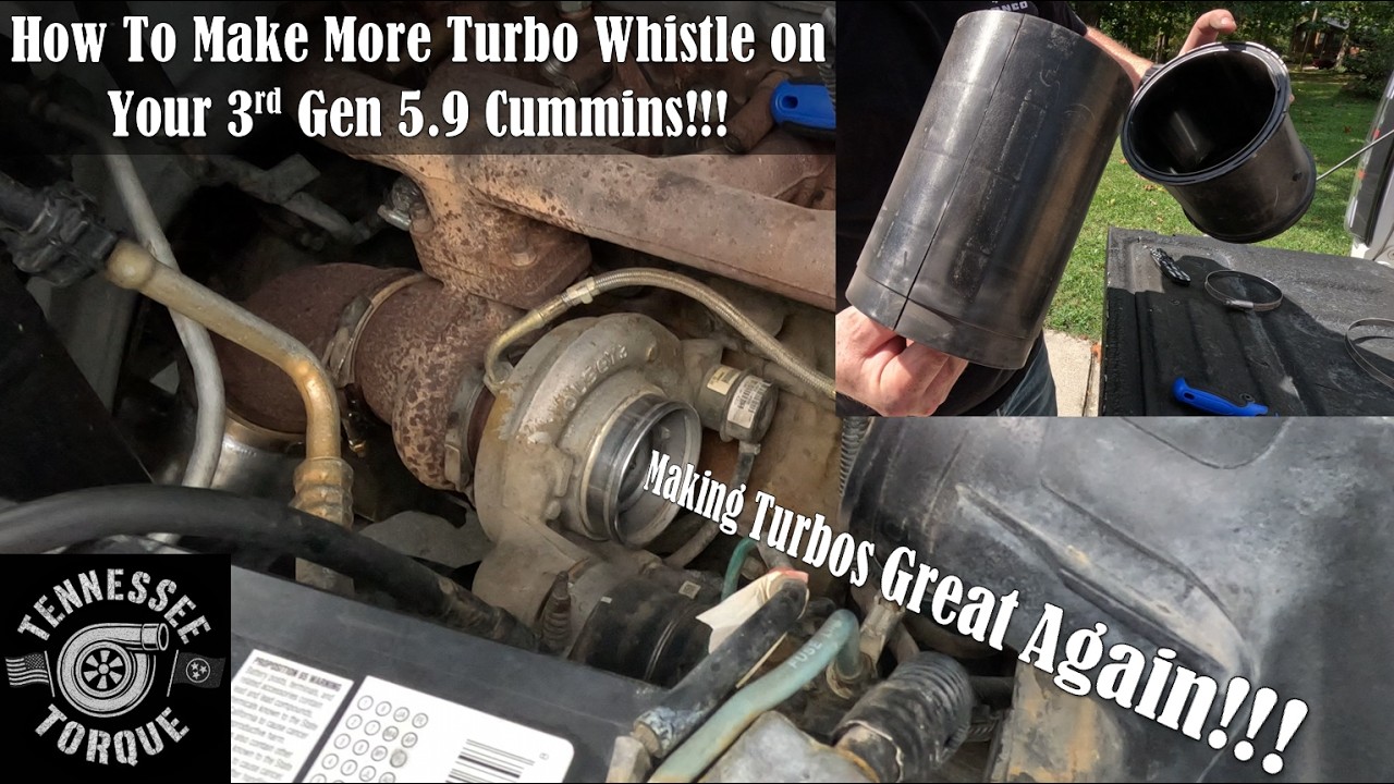 How to Make More Turbo Whistle on a 3rd Gen 5.9 Cummins!!
