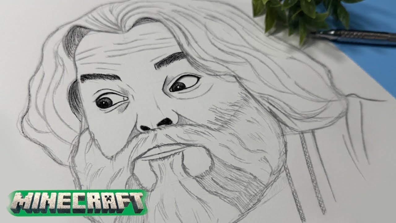 How To Draw STEVE (Jack Black) From 