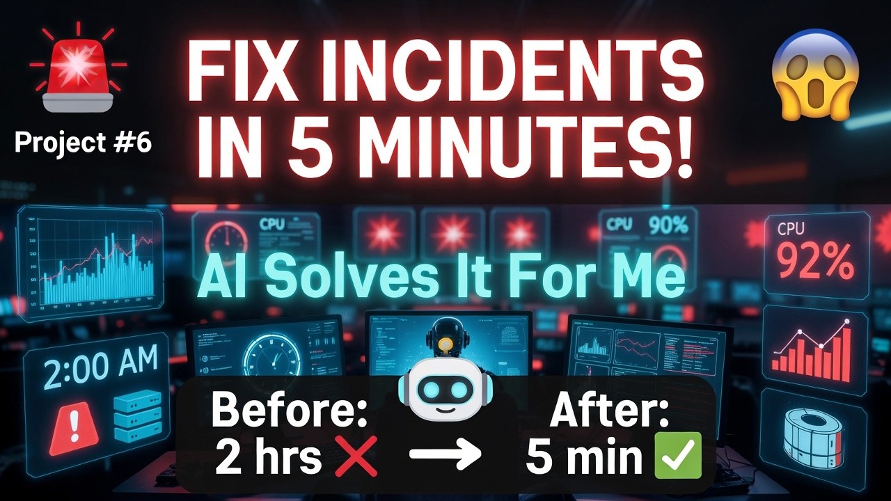 I Built AI That Fixes Production Incidents in 5 Minutes! 🚨🤖